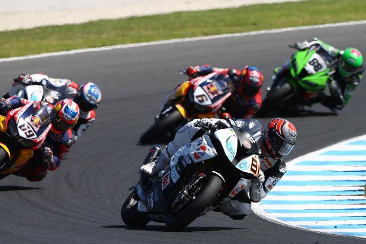 Jordi Torres vor Hayden, Reiterberger, Bradl und Krummenacher