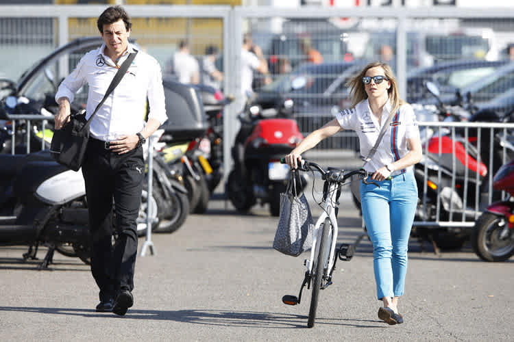 Formel-1-Traumpaar: Mercedes-Motorsportdirektor Toto Wolff und Williams-Testpilotin Susie Wolff