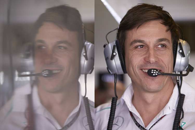 Toto Wolff: «Normalerweise sollte ein überrundeter Fahrer auf frischen Reifen auch nicht versuchen, sich zurück zu runden» 