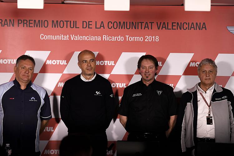 An der Triumph war nach dem Misano-Sturz nichts mehr ganz