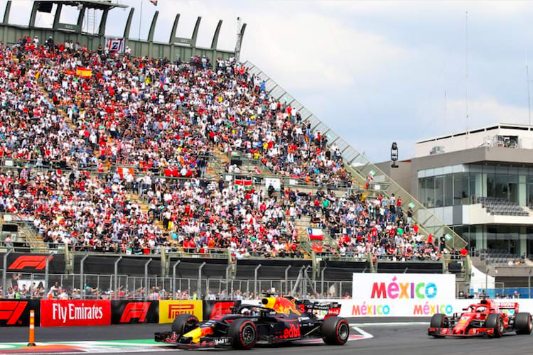 Max Verstappen und Sebastian Vettel