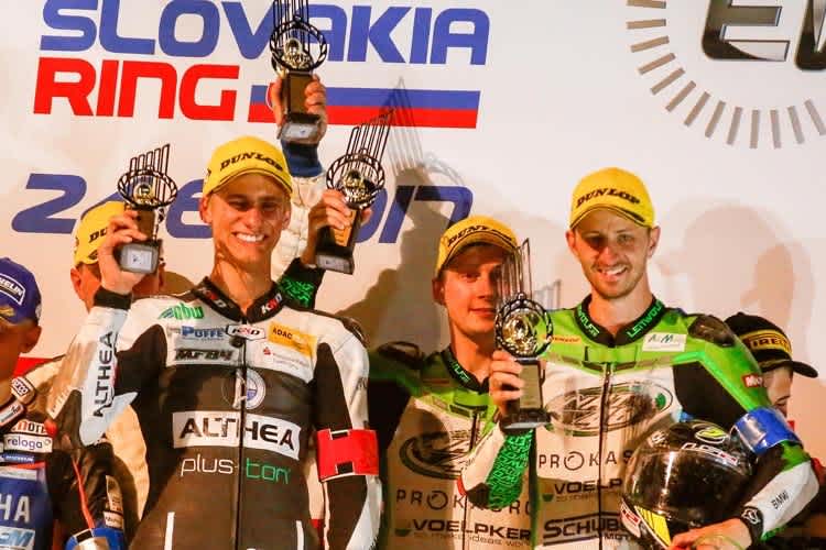 Ganz oben auf dem Podest: Puffe, Bühn, Kerschbaumer (v.li.)