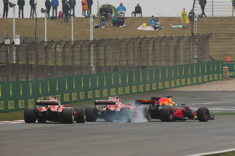 Der China-GP bot reichlich Action