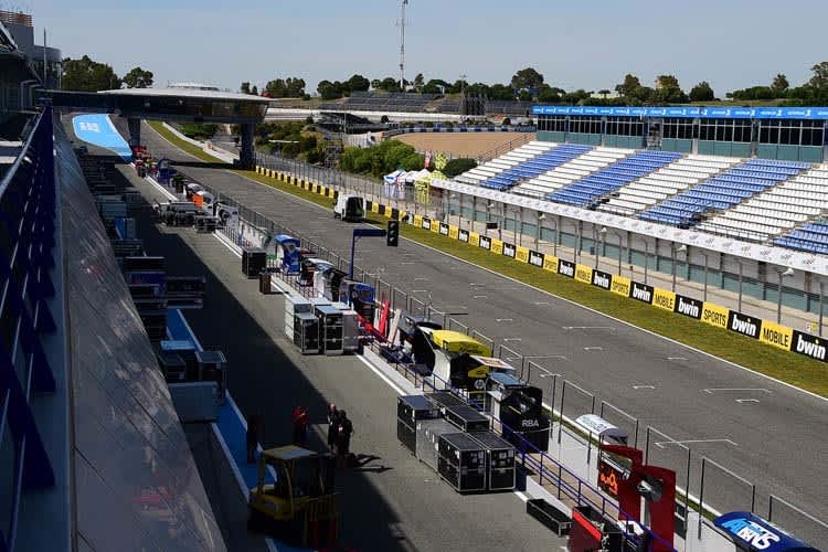 Auf der Rennstrecke in Jerez findet ab 22. April der «Gran Premio Red Bull de España» statt