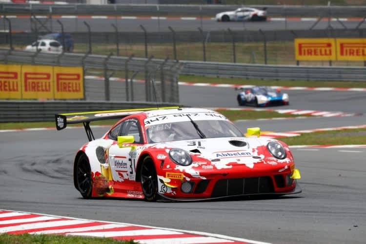 Der Porsche 911 GT3 R von Frikadelli Racing bei den 9h von Kyalami