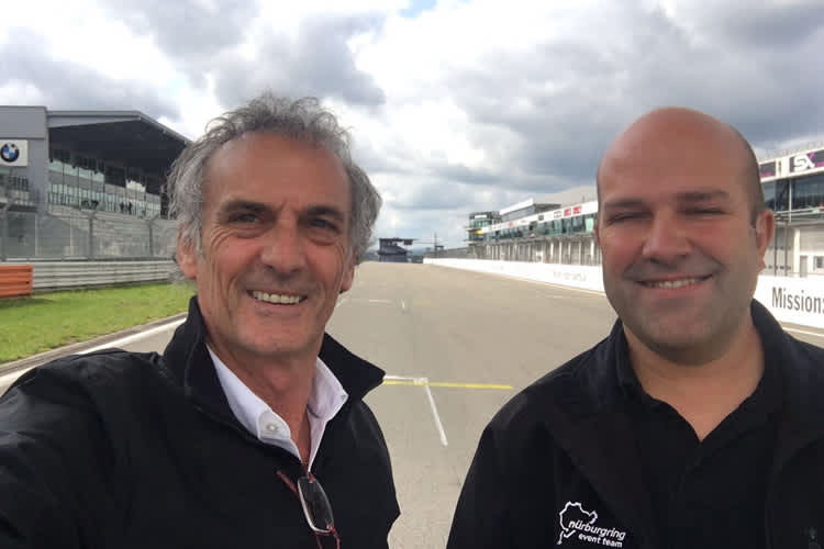 Franco Uncini mit Peter Simon