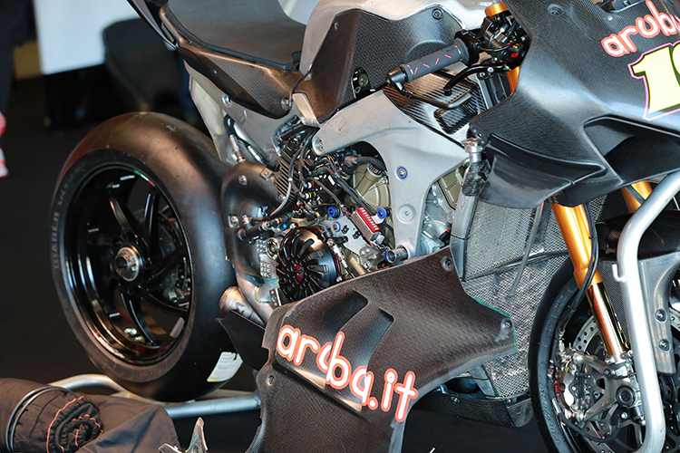 Der Motor der Ducati V4 dreht über 16.000/min