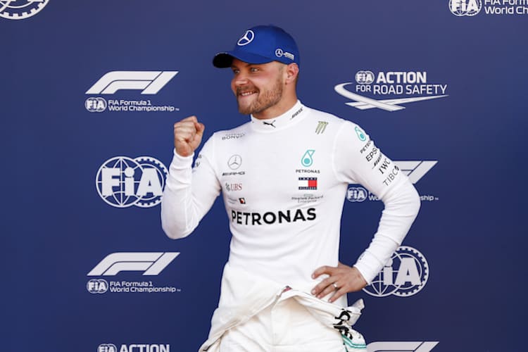 Valtteri Bottas gehörte am Nachmittag zu den Fleissigsten