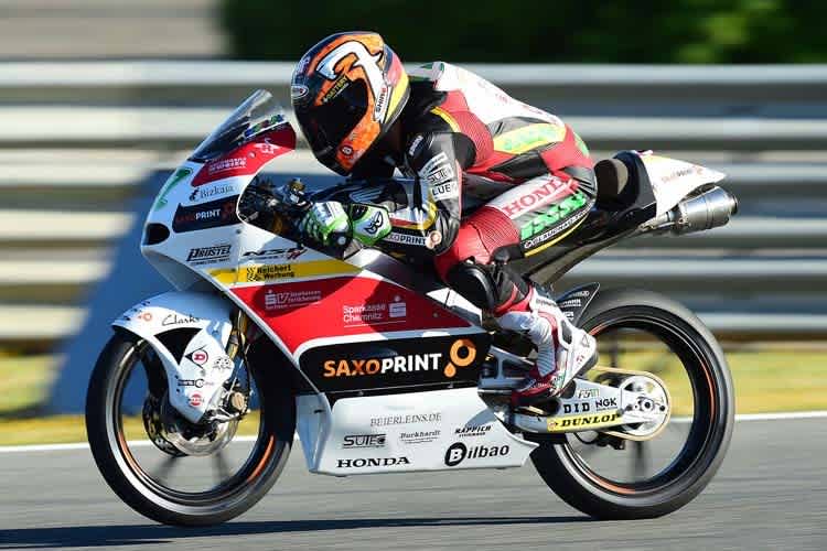 Efren Vazquez auf der Honda des RTG