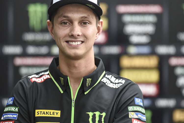 Michael van der Mark in der Tech3-Box