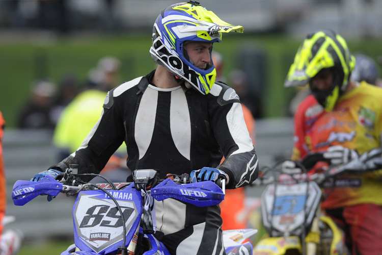 Jeremy van Horebeek bei seinem Abstecher ins Supermoto