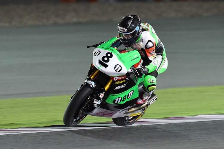 Efren Vazquez auf seiner Suter