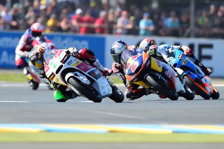 Honda-Pilot Efren Vazquez kämpfte hart gegen Jack Miller auf der KTM