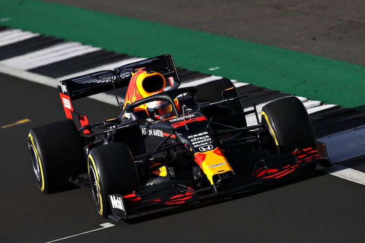 Max Verstappen durfte sich einen ersten Eindruck vom RB16-Honda verschaffen 