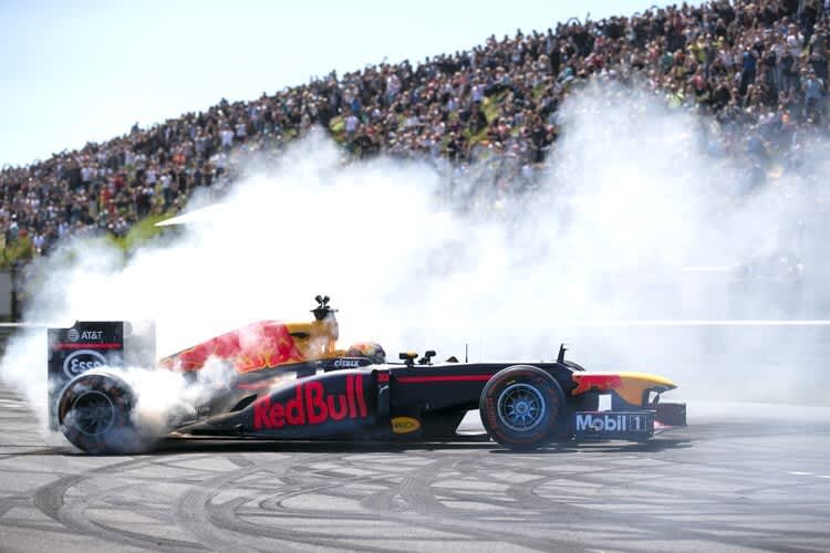 Max Verstappen liess es so richtig krachen