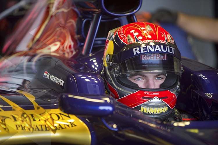 Max Verstappen im 2012er Toro Rosso