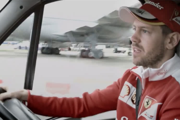 Sebastian Vettel gibt alles