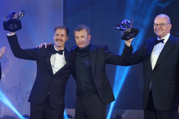 Sebastian Vettel und Kimi Räikkönen  