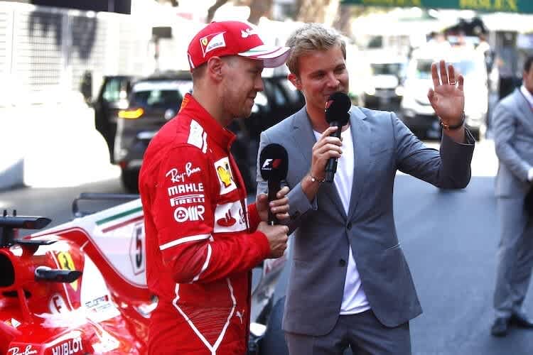Ferrari gegen Mercedes, Vettel gegen Rosberg
