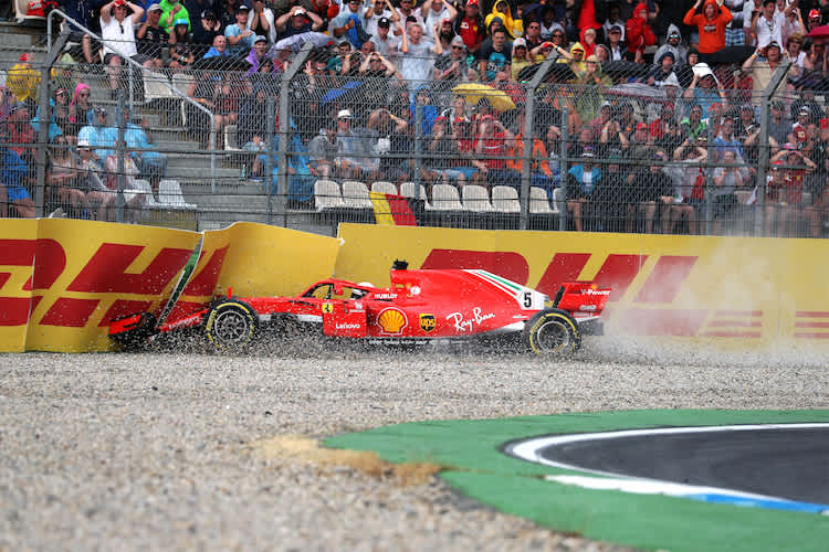 Sebastian Vettel in Hockenheim