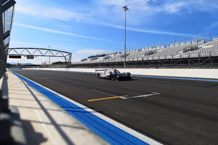 Der Ginetta G60-LT-P1 beim Test in Le Castellet