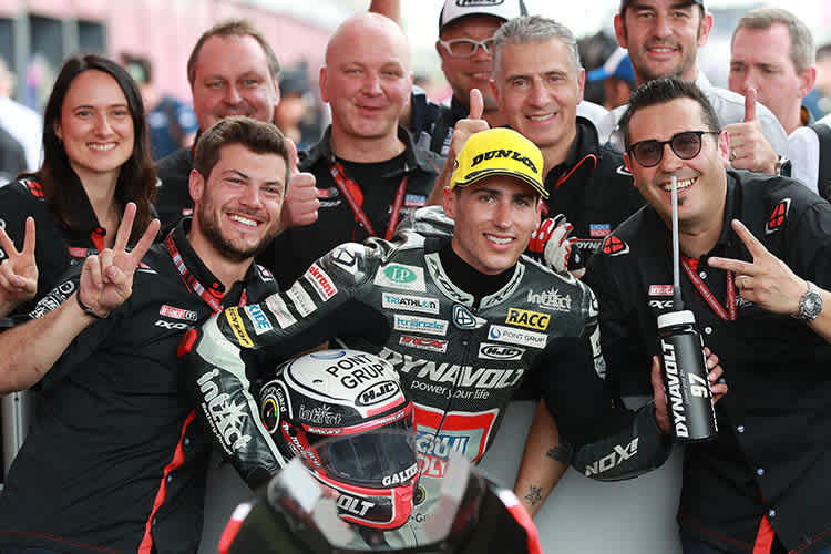 Xavi Vierge mit dem Team Dynavolt Intact GP