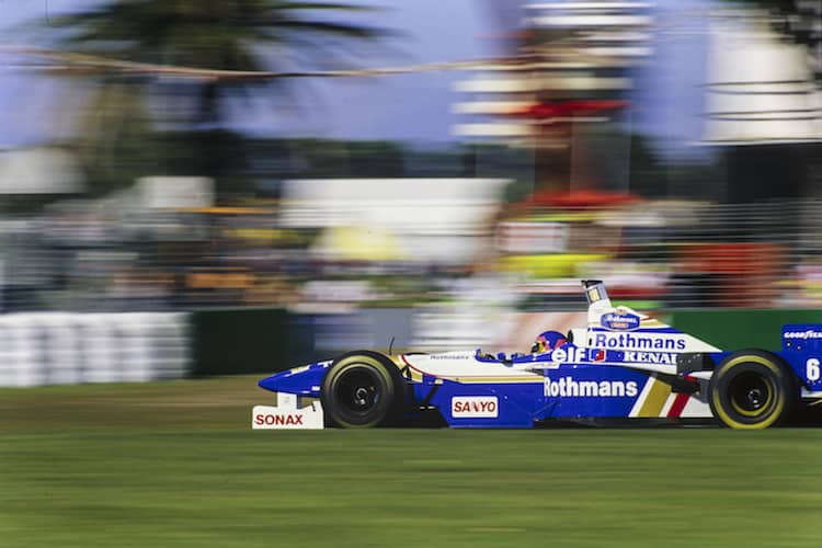 Jacques Villeneuve vor Damon Hill in Australien 1996