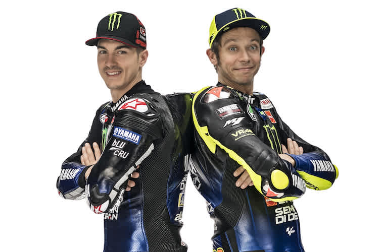 Maverick Viñales und Valentino Rossi 