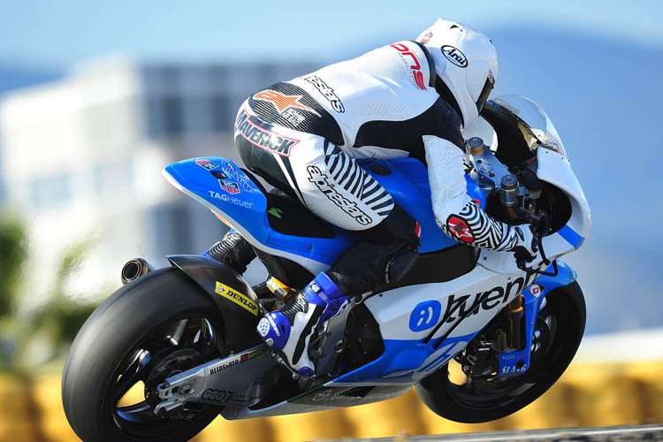 Test in Almeria: Maverick Viñales auf der Kalex des Pons-Teams