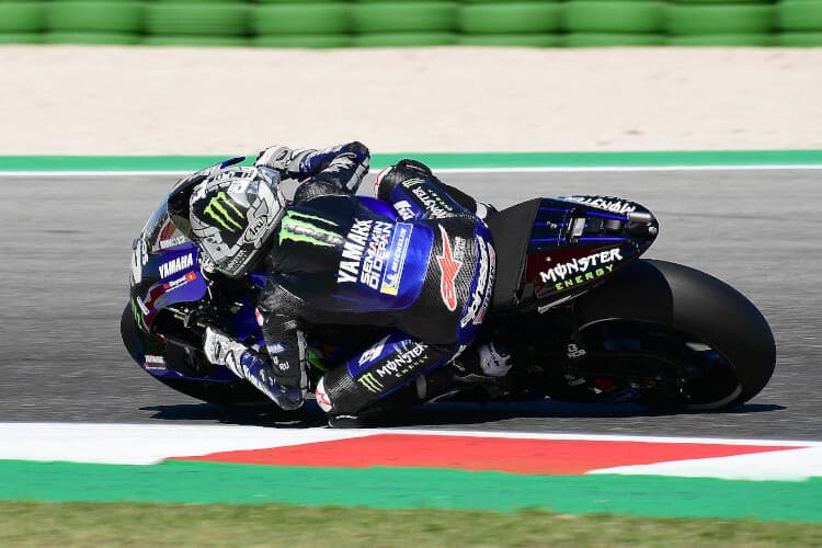 Yamaha-Werksfahrer Maverick Viñales präseniert sich stark