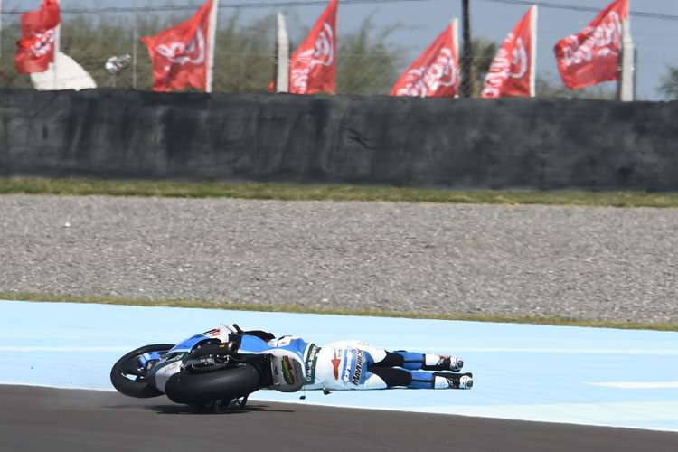 Maverick Viñales: Sturz beim Argentinien-GP in Las Termas