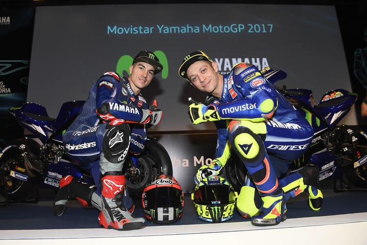 Maverick Viñales und Valentino Rossi