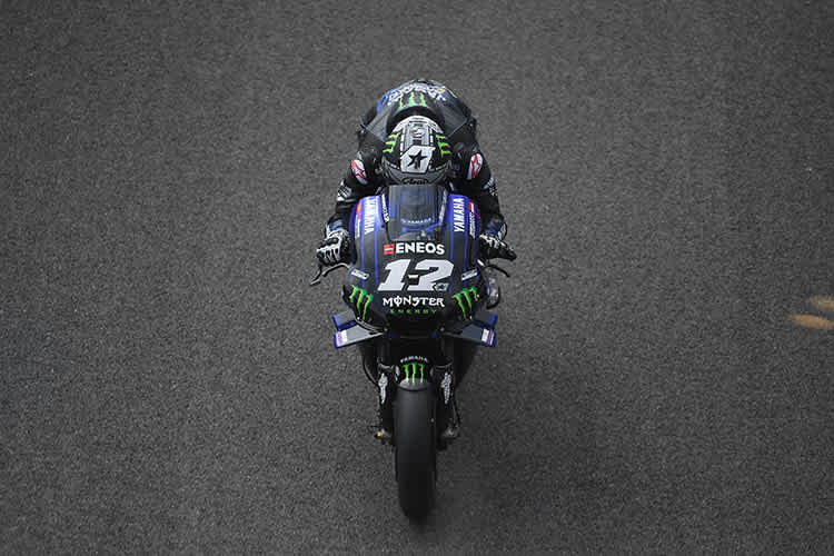 Maverick Viñales mit der Nummer 12