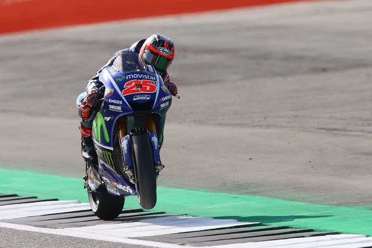 Maverick Viñales in Silverstone