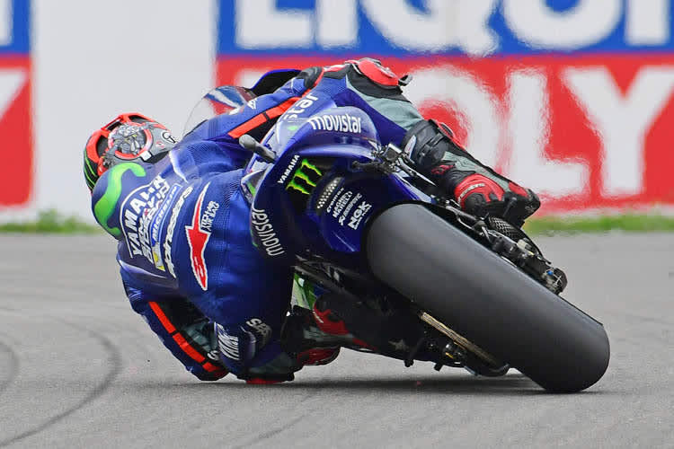 Im Trockenen FP3 war Maverick auf Platz 2 gelandet – hinter Márquez