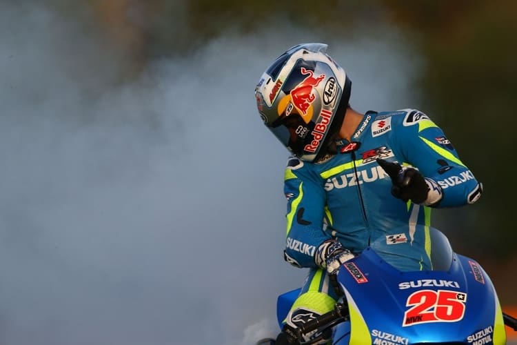 Viñales in Jerez: Rauch war bisher ein ständiger Begleiter von Suzuki