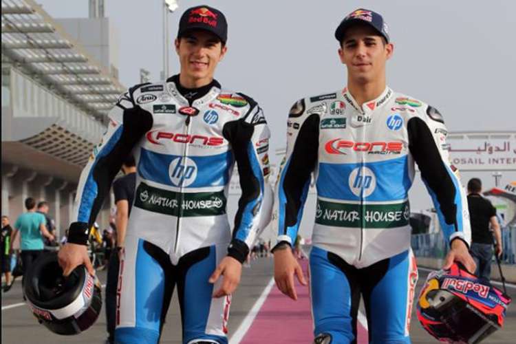 Dieses Foto postete Maverick Viñales in Gedenken an Luis Salom