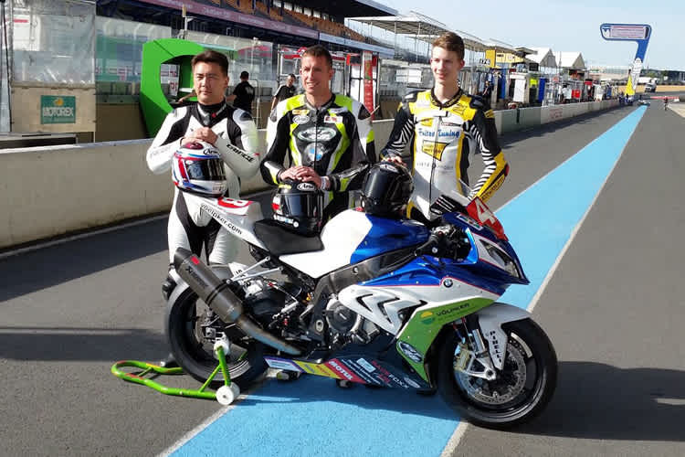 Hayato Takada, Steve Mercer und Marco Nekvasil (v.l.)
