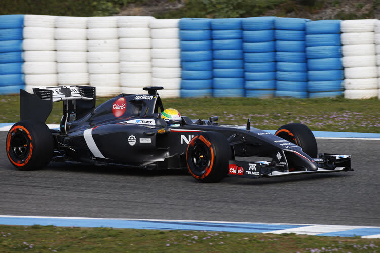 Esteban Gutiérrez fuhr am Mittwoch die zweitmeisten Runden