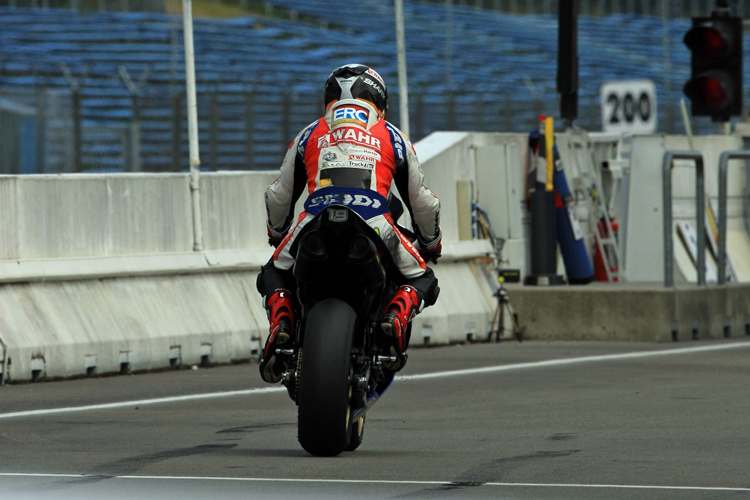 Kevin Wahr ist schon wieder auf dem Heimweg