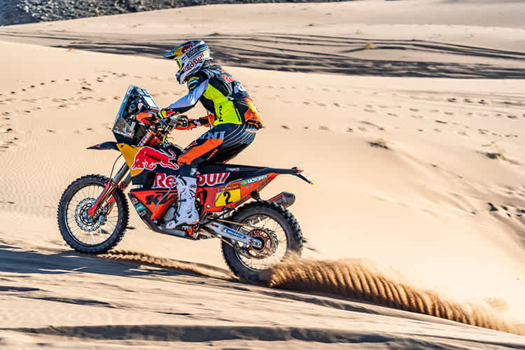 Matthias Walkner: Platz 5 in Saudi-Arabien