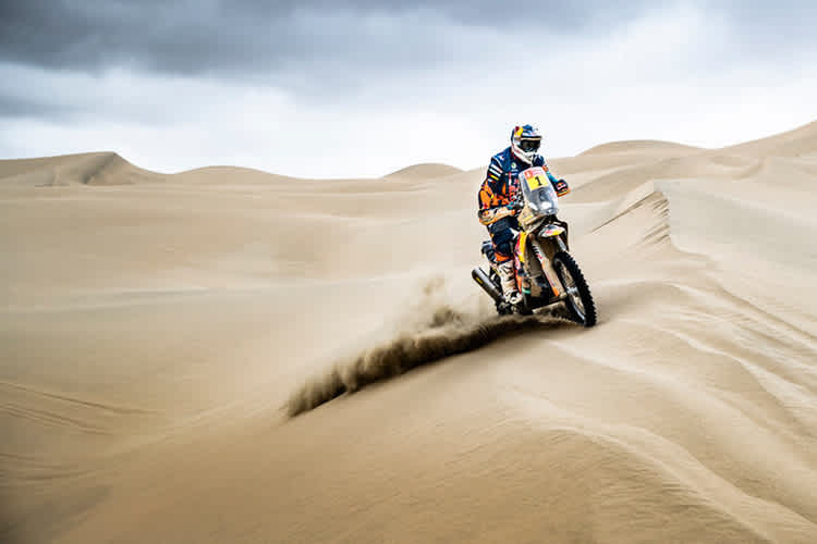 Matthias Walkner: Nach zwei Etappensiegen immer vorne auf Spurensuche