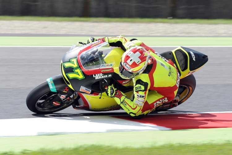 Dominique Aegerter ist in Mugello nicht schmerzfrei unterwegs 