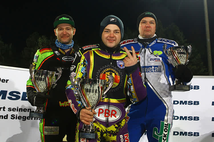 Die Top-3: Hans Weber, Max Niedermaier und Stefan Pletschacher (v.l.)