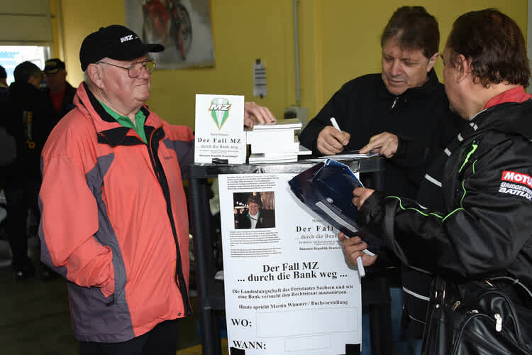 Hat über seine MZ-Jahre ein Buch geschrieben: Martin Wimmer