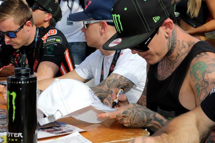 Tai Woffinden bei der Autogrammstunde in Auckland
