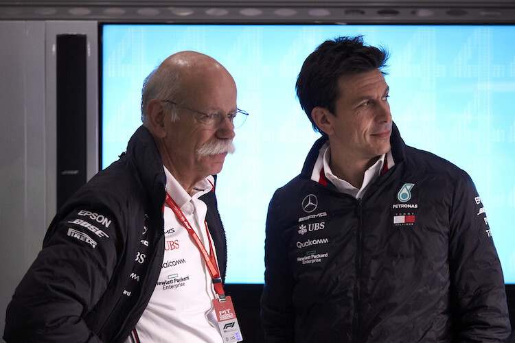 Dieter Zetsche und Toto Wolff