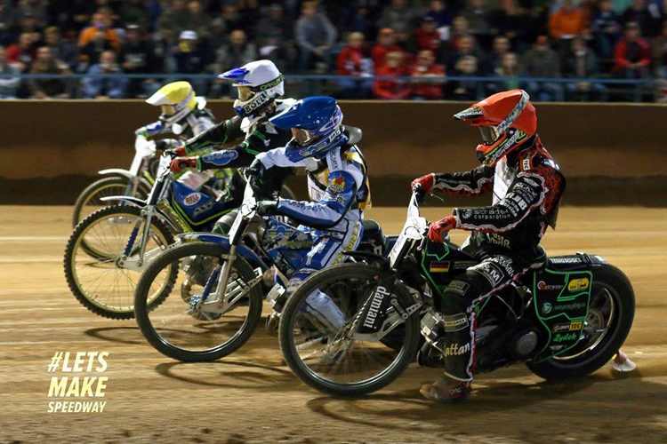 Im Finale, von innen: Woryna, Drabik, Fricke und Smektala