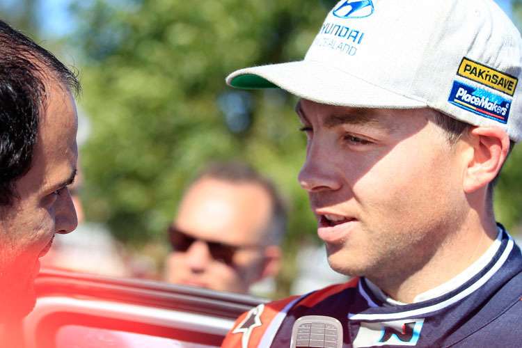 Unschuldig im Mittelpunkt des Interesses - der Neuseeländer Hayden Paddon
