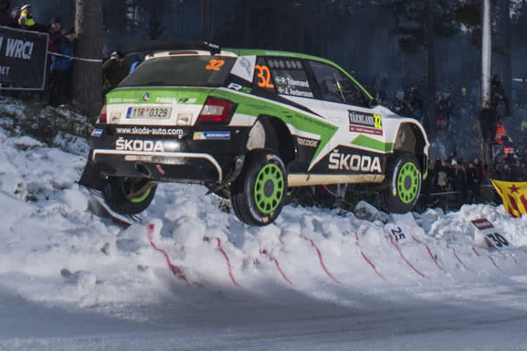 10 von 17 möglichen WP-Siegen – Skoda-Werkspilot Pontus Tidemand